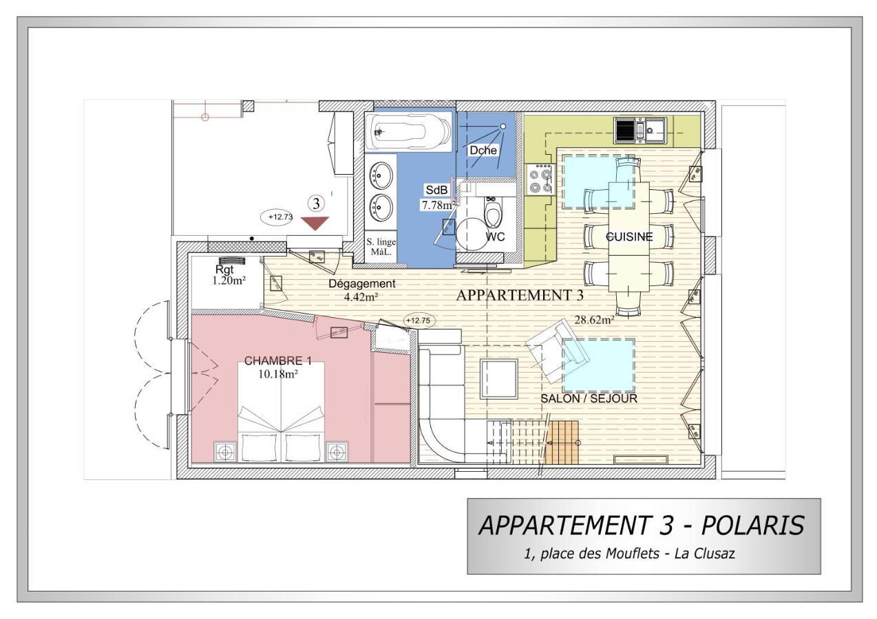 Polaris Bel Appartement Village Et Pistes La Clusaz Dış mekan fotoğraf